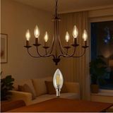 Larskas LED Rustik Mum Buji Ampul, E14 Duy, 10'lu Paket