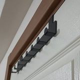 Larskas Metal Mat Siyah Askılık, Kapı Arkası Organizer ve Düzenleyici