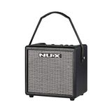 Larskas Mighty 8bt Taşınabilir Gitar Amplifikatörü (8 Watt Çıkış Gücü, Gitar ve Mikrofon Kanallı, Enstrüman ve Mikrofon Için 2 Giriş, Bluethooth Bağlantısı), Siyah