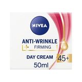 Larskas Nıvea Kırışıklık Karşıtı + Sıkılaştırıcı Krem Yaş 45+ (50 Ml), Yaşa Özel Yüz Bakım Kremi, Kayısı Çekirdeği ve Shea Yağı ile Yoğun Cilt Bakım, Uv Filtresi ile Güneş Koruması