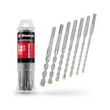 Larskas Orijinal Einhell 7 Parça Sds Plus Kırıcı Matkap Ucu Seti, 160 Mm, (4 Ağızlı Karbür Plakalı, Merkezleme Uçlu, 40CR Takım Çeliğinden Üretilmiştir; Tadilat ve Beton Bağlantı Işleri Için) - 49265510