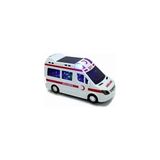 Larskas Oyuncak Ambulance Sesli Sirenli Işıklı Ambulans Büyük Boy 21 Cm, Çok Renkli