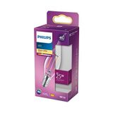 Larskas Philips LED Classic 25W BA35 E14 Ww cl Dim Edilmez Sarı Işık Filament Ampul