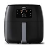 Larskas Philips Premium Airfryer Xxl – Yağ Alma Teknolojisi, Hızlı Hava, Dijital Ekran, Kızartma/fırın/ızgara/fırında Pişirme/yeniden Isıtma, 1.4kg Kapasite, Bulaşık Makinesinde Yıkanabilir, Siyah (HD9650/90)