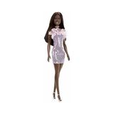 Larskas Pırıltılı Barbie - Pembe Pullu Elbise Siyahi