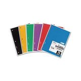 Larskas Spiral Notebooks, 1 Subject, College Ruled Paper, 70 Yaprak, Renkli Not Defterleri, Çizgili Kağıt, Ev Okul Malzemeleri & K-12, 10 1/2" x 8", Çeşitli Renkler, 6 Paket (73065) - 41 Delft Blue