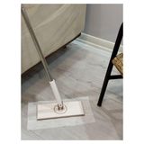Larskas Tembel Mop - Tüm Bezleri Kendi Alabilen Otomatik Mop, 360° Dönebilen, Kullan At Bezler Için Pratik Mop