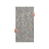 Larskas Tink 3D Kendinden Yapışkanlı Duvar Kağıdı Yeni Nesil Akustik Keçe Panel Modern Desen 52X98 cm (Açık Gri, 10 Adet 5 M²)