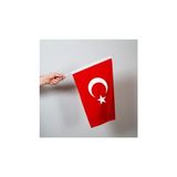 Larskas Türk Bayrağı 30X45 cm Alpaka Kumaş - SOPALI-100 Adet