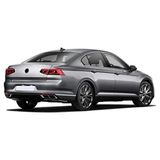 Larskas Vw Passat B8 Uyumlu Krom Egzoz Görünümü Difüzör, 4'lü R Line Parça