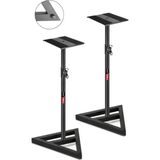 Larskas Yükseklik Ayarlı Stüdyo Monitör Standı Seti, 87-147 Cm, 2'li Paket