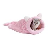 Larskas Yumuşak Kedi Tüneli, Uyku Tulumu, Pembe Renk, Rahat