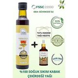 Las Frutas Yemeklik Kabak Çekirdeği Yağı 250 ml Soğuk Sıkım Doğal Cam Şişede E Vitamini Zengini