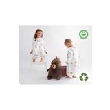 Las Vivas Kids Baharlık-Kışlık Çocuk Uyku Tulumu, Organik Pamuklu Müslin Bebek Uyku Tulumu, Çift Katlı Kolsuz Tulum