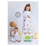 Las Vivas Kids Organik Pamuk Pazen Kışlık Uyku Tulumu, Unicorn Desenli Çocuk Ve Bebek Tulumu
