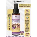 lasaroz Kedi Pati Temizleyici Köpek Pati Temizleme Solüsyonu 6 Aktif Bitkisel İçerikli 100 ml