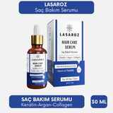 LASAROZ Saç Bakım Serumu 30 ml Kolajen Argan Yağlı Dökülme Karşıtı Zayıf ve Yıpranmış Saçlar İçin Etkili Formül - 1