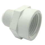 LASCO 15-1635 PVC Hortum Adaptörü, 3/4 İnç Dişi Hortum Dişi ve 1/2 İnç Erkek Boru Dişli, Beyaz