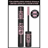 Lash Sensational Sky High 24 Saat Kalıcı Uzunluk ve Hacim Etkili Siyah Maskara