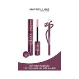 Lash Sensational Sky High Burgundy Haze Maskara & Tattoo Liner Jel Göz Kalemi Berry Bliss Mürdüm pktmybmskrgzklmset1-10438 Diğer