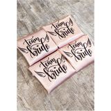 Lasilla Team Bride Baskılı 4 Adet Nedime Sabahlığı - Standart - Pudra