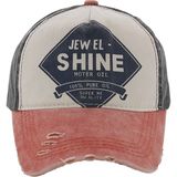 Laslusa Jewel Shine Beyzbol Cap Şapka - Standart - Pembe - Siyah
