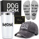 Lasnten Köpek Anne Hediyeleri 20oz Paslanmaz Çelik Yalıtımlı Şarap Bardağı Yenilik Çorapları Beyzbol Şapkası Fikir Sepeti Kutusu Köpek Aşığı Kadınlar için Komik Hediyeler Yeni Köpek Yavrusu Bebek Sahipleri