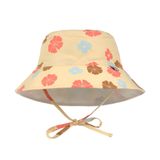 Lassig Bucket Hat Flowers UV Korumalı Şapka Vanilla 18-36 Ay