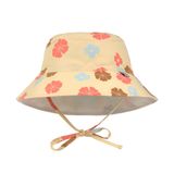 Lassig Bucket Hat Flowers UV Korumalı Şapka Vanilla