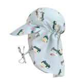 Lassig Flap Hat UV Korumalı Uzun Şapka Ice Cream Truck Illusion Blue