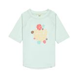LASSIG Flowers UV Korumalı Kısa Kollu Mayo Tişört Sea Foam;Mavi1.5-2 Yaş