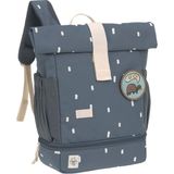 Lassig Happy Prints Mini Rolltop Sırt Çantası Midnight Blue - Mavi - Uzunluk 23 cm x Genişlik 11 cm x Yükseklik 32,5 cm
