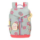 Lassig Happy Trails Mini Outdoor Sırt Çantası, Flower Tasarım, Çok Renkli, 3 Yaş ve Üzeri, 9 L, Su İtici ve Reflektör Detaylı, Doğa Gezileri ve Açık Hava Maceraları için