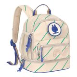 Lassig Happy Trails Mini Sırt Çantası Frog, Çok Renkli, 3 Yaş ve Üzeri,%100 Geri Dönüştürülmüş Polyester, Su İtici, 24,5 x 15,5 x 27 cm, Kreş ve Günlük Kullanım için