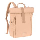 Lassig Rolltop Up Bebek Bakım Sırt Çantası Peach Rose Somon Rengi