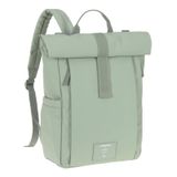 Lassig Rolltop Up Bebek Bakım Sırt Çantası Silver Green