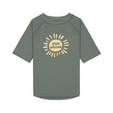 Lassig Sunshine UV Korumalı Kısa Kollu Mayo Tişört Deep Olive 12-18 Ay