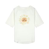 LASSIG Sunshine UV Korumalı Kısa Kollu Mayo Tişört Sea Salt;Beyaz6-12 Ay