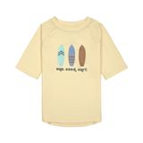 LASSIG Surfboards UV Korumalı Kısa Kollu Mayo Tişört Vanilla;Krem6-12 Ay