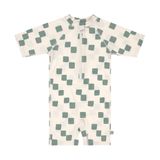 Lassig UV Korumalı Mayo Checkerboard Sea Salt Green