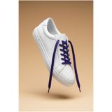 last icon Koyu Mor Renk Yassı Örgü Ayakkabı Bağcığı Spor Sneaker