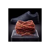 last icon Turuncu Kırmızı Simli Dokulu Örgü Ayakkabı Bağcığı Spor Sneaker