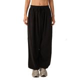 Lastik Bel Balon Pantolon - Siyah - C912
