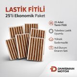 Lastik Fitili 25 Li Set Tubeless Lastik Tamir Fitili Oto & Motosiklet Uyumlu