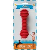 Lastik Halter Köpek Oyuncağı (Kırmızı) 15 cm