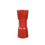 LASTIK TAKOZ - OVAL 20CM / RENKLI ŞEFFAF KIRMIZI