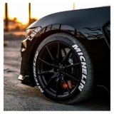 Lastik Yazısı / Araba Lastik Yazısı / Tire Text Michelin 4 Lü Set + Yapıştırıcı+zımpara