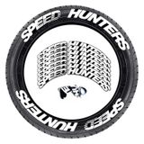 Lastik Yazısı/araba Lastik Yazısı/tire Text/ Speedhunters 4lü Set+yapıştırıcı+zımpara