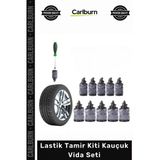 #Lastikkiti Profesyonel Hızlı Pratik Otomobil Motosiklet Sızdırmaz Lastik Tamir Kiti Kauçuk Vida Seti