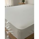 Lastikli %100 Pamuk Penye Çarşaf Tek Kişilik - 100 x 200 - Beyaz